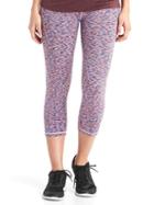 Gap Women Gapfit Blackout Technology Gfast Full Panel Spacedye Capris - Pink Multi