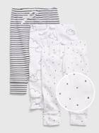 Baby 100% Organic Cotton First Favorite Pull-on Pants (3-pack)