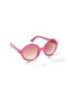 Gap Round Sunglasses - Pink Glo Neon