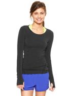 Gap Gapfit Breathe Long Sleeve T - True Black