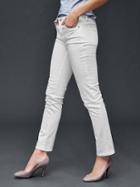 Gap Women 1969 Authentic Real Straight Jeans - White