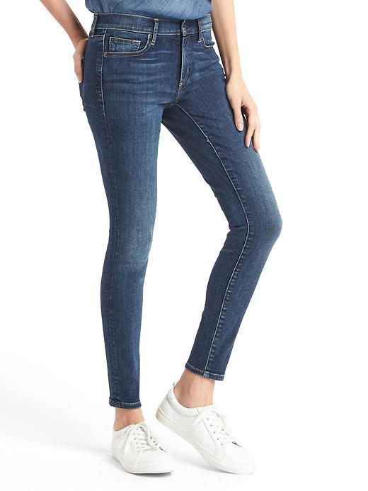 Gap Women Stretch 1969 True Skinny Jeans - Dark Indigo