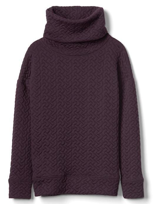 Gap Women Jacquard Funnel Neck Pullover - New Vineyard