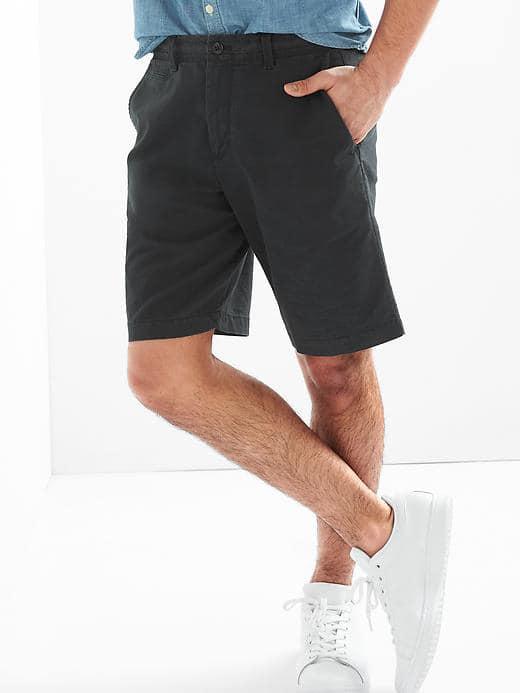 Gap Women Vintage Wash Stretch Shorts 10 - Moonless Night