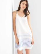 Gap Women Dreamwell Cami Sleep Dress - Blue/white Stripe
