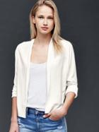 Gap Women Open Front Dress Cardigan - White