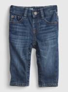 Baby 100% Organic Cotton Pull-on Slim Jeans