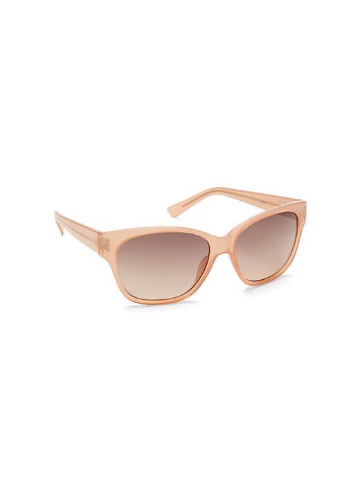 Gap Women Wide Square Sunglasses - Nude