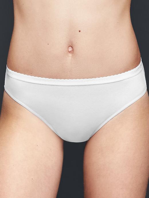 Gap Women High Cut Bikini - White