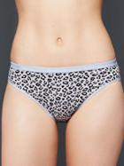 Gap Women High Cut Stripe Bikini - Blue Animal