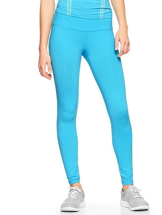 Gap Gapfit Gfast Leggings - True Cyan Blue