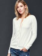 Gap Pointelle Cardigan Sweater - New Off White