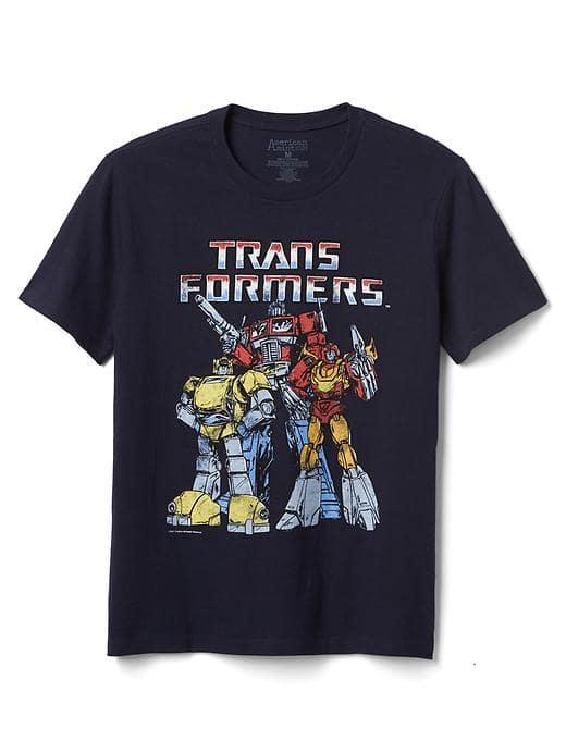 Gap Men Short Sleeve Graphic Tee - Transformers Group
