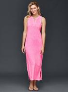 Gap Women Slub Maxi Dress - Neon Double Pink