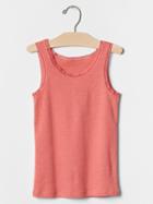 Gap Ribbed Lace Tank - Summer Azalea