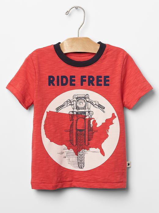 Gap Americana Graphic Tee - Red