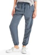 Gap Tencel Side Panel Joggers - Equinox Blue