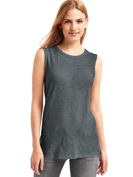 Gap Slub Muscle Tank - True Black