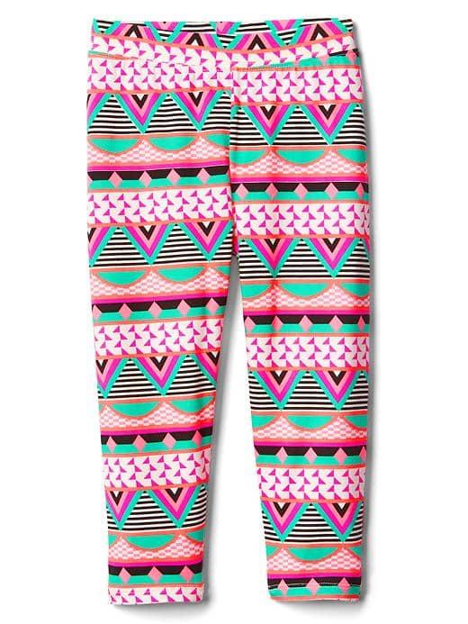 Gap Print Stretch Jersey Capris - Tribal