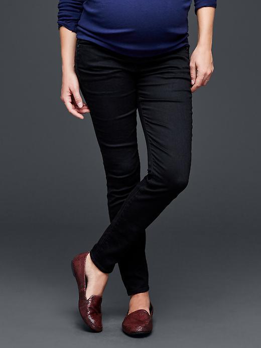 Gap Women 1969 Full Panel Resolution True Skinny Jeans - Matte Black