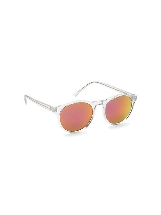 Gap Women Circle Sunglasses - Clear