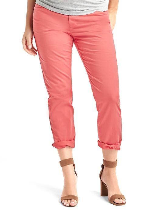 Gap Demi Panel Girlfriend Chino - Vermillion