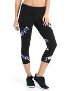 Gap Women Gapfit Blackout Gfast Print Capris - Floral Mix Multi