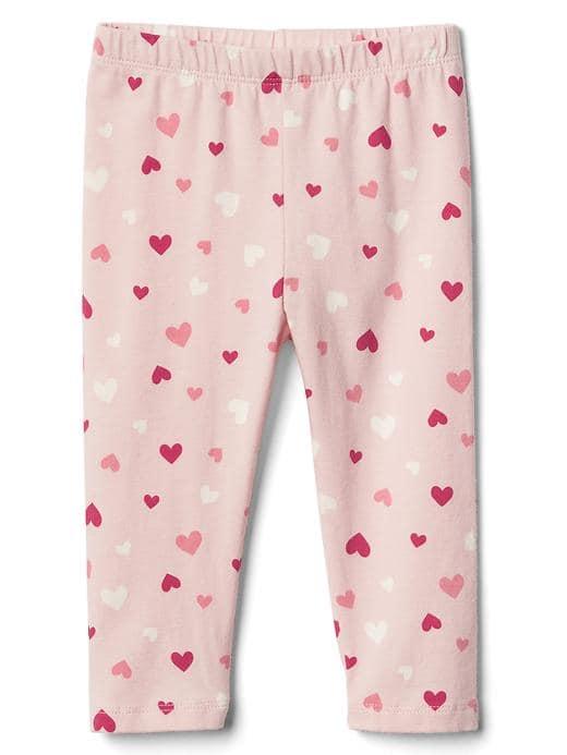Gap Print Stretch Jersey Leggings - Milkshake Pink