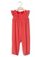 Gap Dotty Flutter Cord One Piece - Modern Red