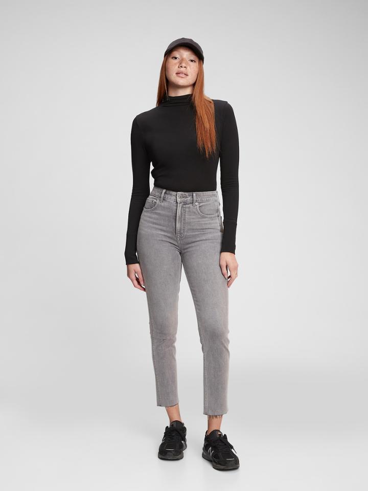 Sky High Vintage Slim Jeans With Washwell