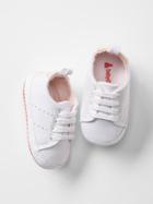 Gap Lace Up Tennis Sneakers - Optic White