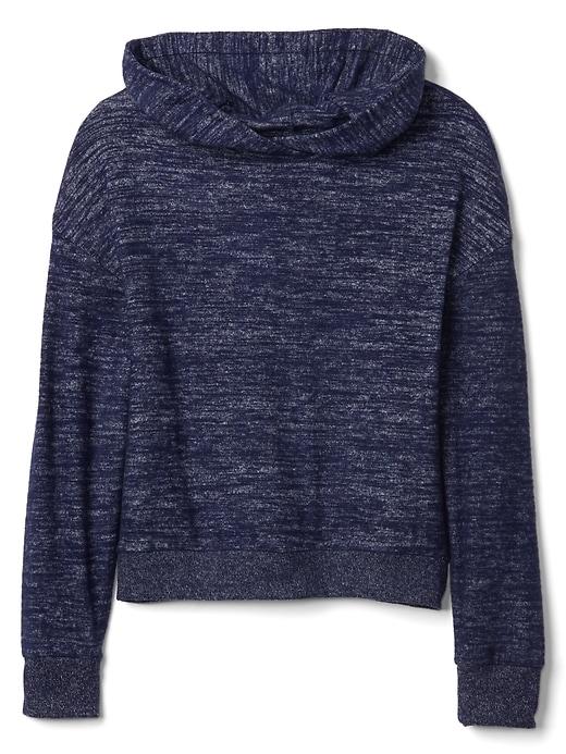 Gap Softspun Cowlneck Hoodie - Navy