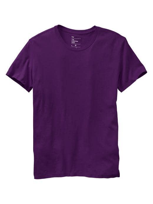 Gap Men Essential T Shirt - Royal Purple