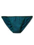 Gap Women String Bikini - Mini Dot Savvt Teal