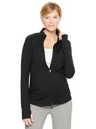Gap Women Gapfit Full Zip Jacket - True Black
