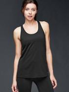 Gap Women Illusion Racerback Tank - True Black