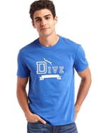 Gap Men Summer Sports Crew Tee - Baltic Blue