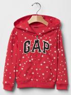 Gap Sparkler Logo Zip Hoodie - Red Star