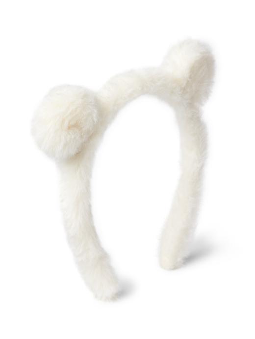 Gap Women Bear Headband - Ivory Frost