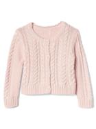 Gap Cable Knit Cardigan - Misty Rose