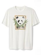 Gap Men Short Sleeve Graphic Tee - Beijing Panda
