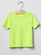 Gap Solid Pocket Tee - Safety Yellow