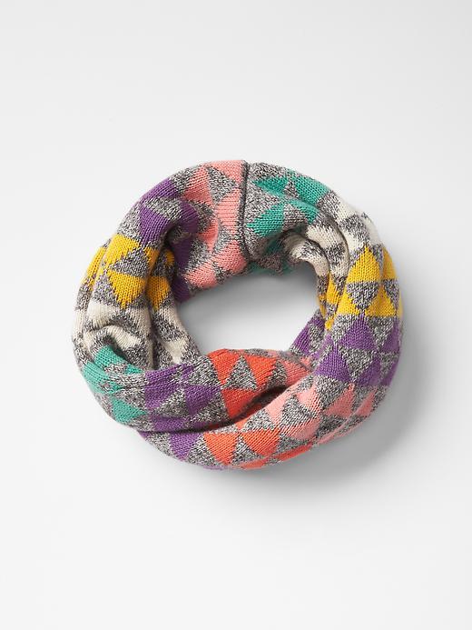 Gap Geometric Fair Isle Infinity Scarf - Multi