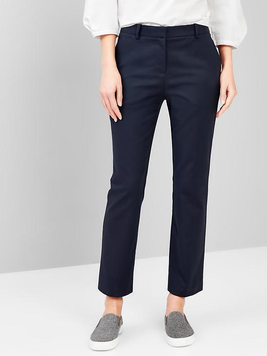 Gap Women Tailored Crop Pants - True Indigo