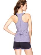 Gap Women Gapfit Breathe Heathered Tank - Panama Purple