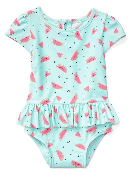 Gap Watermelon Swim One Piece - Ballerina Blue