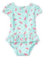 Gap Watermelon Swim One Piece - Ballerina Blue