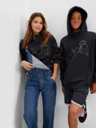 Gap  Stranger Things Teen Upside Down Gap Logo Hoodie
