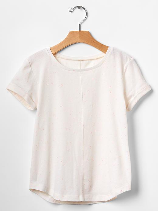 Gap Nepped Seam Tee - White