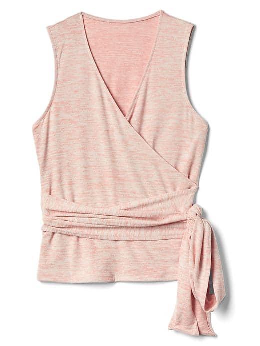 Gap Women Softspun Wrap Tank - Pink